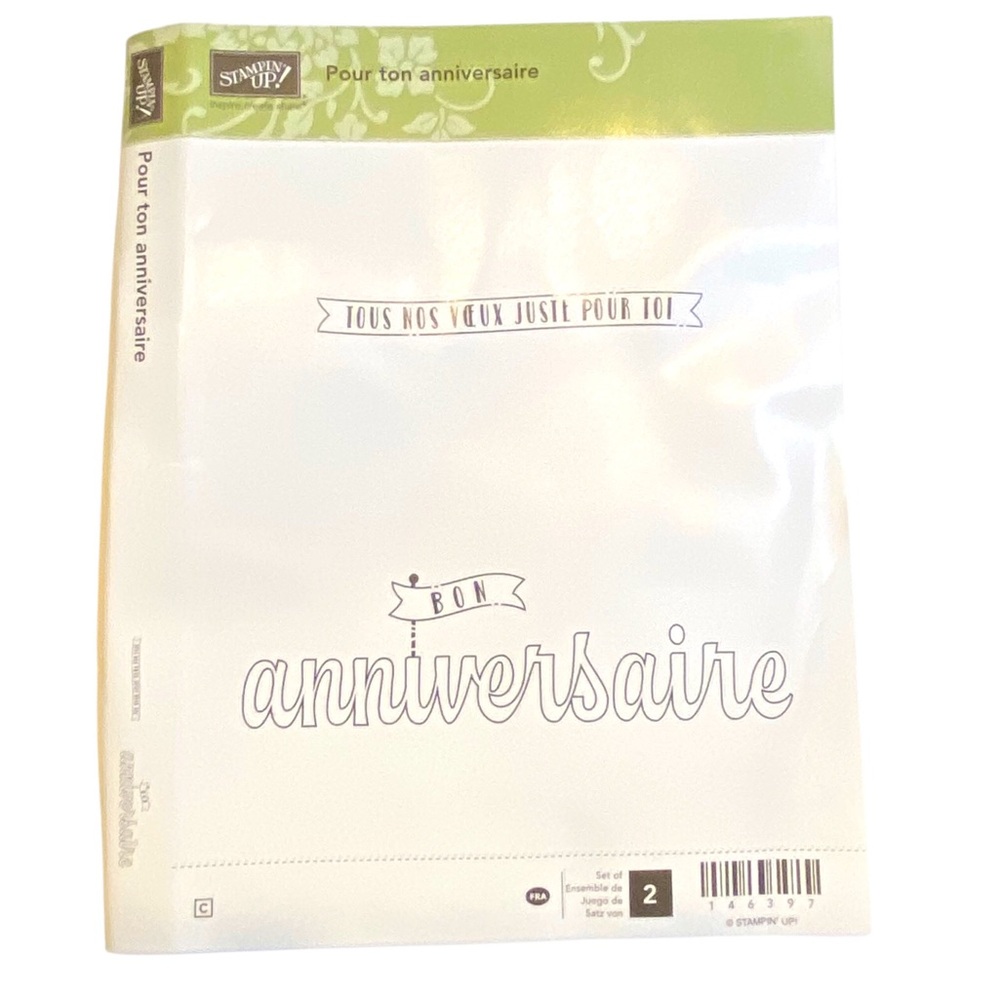 🍒 Stampin’Up! 🍒 “Pour ton anniversaire” Stamp set.